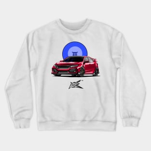 honda civic typeR fk red Crewneck Sweatshirt